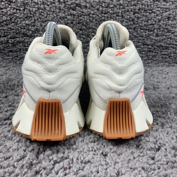 Reebok Women's ZIG DYNAMICA 4 CHALK/NEOCHE/RBKG03 Running Shoes Size 9 - Picture 2 of 9